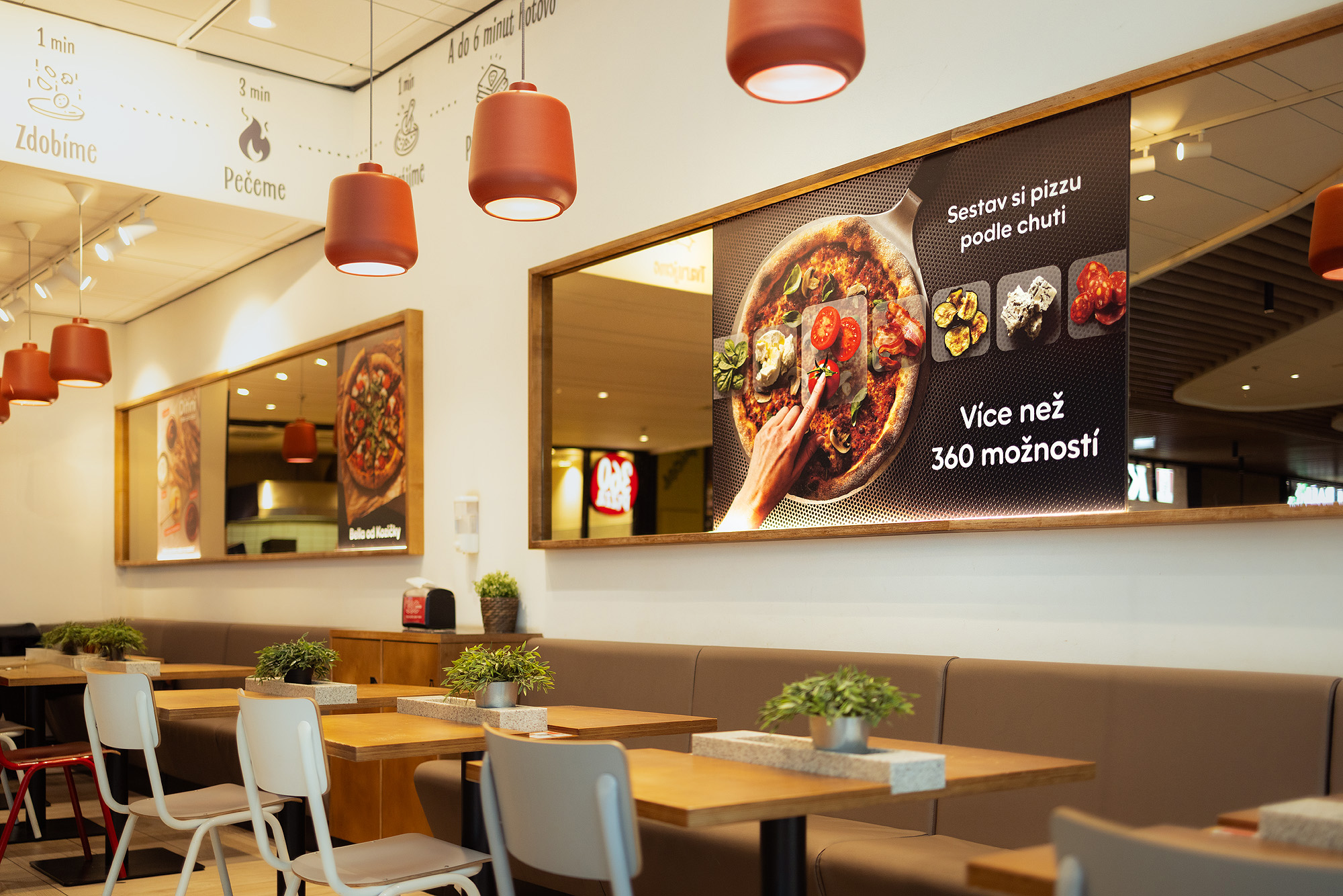 Pizza 360 Graphic Design idea