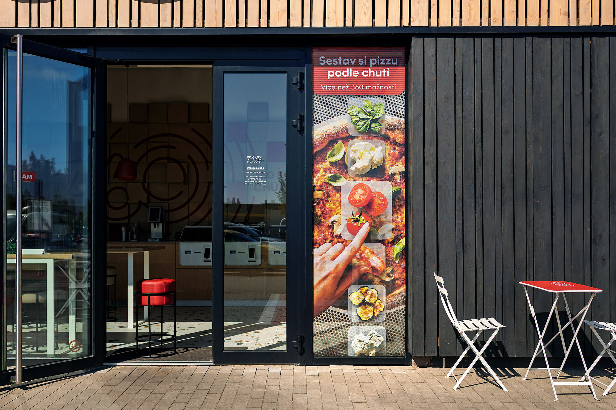 Pizza 360 graphic design idea making print online agency