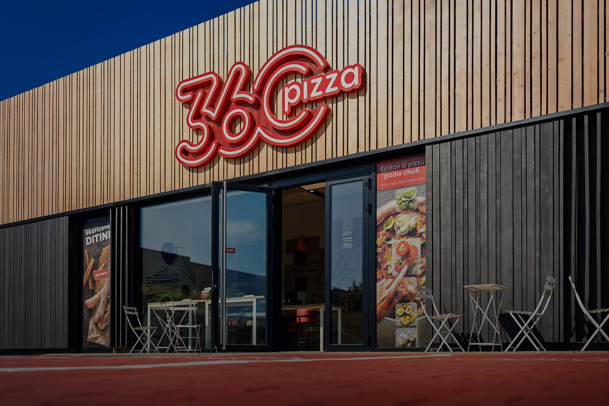 Pizza 360 graphic design idea making print online agency