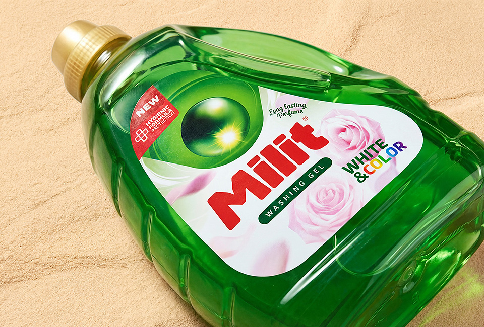 Verpackungsdesign und Branding für die Marke Milit