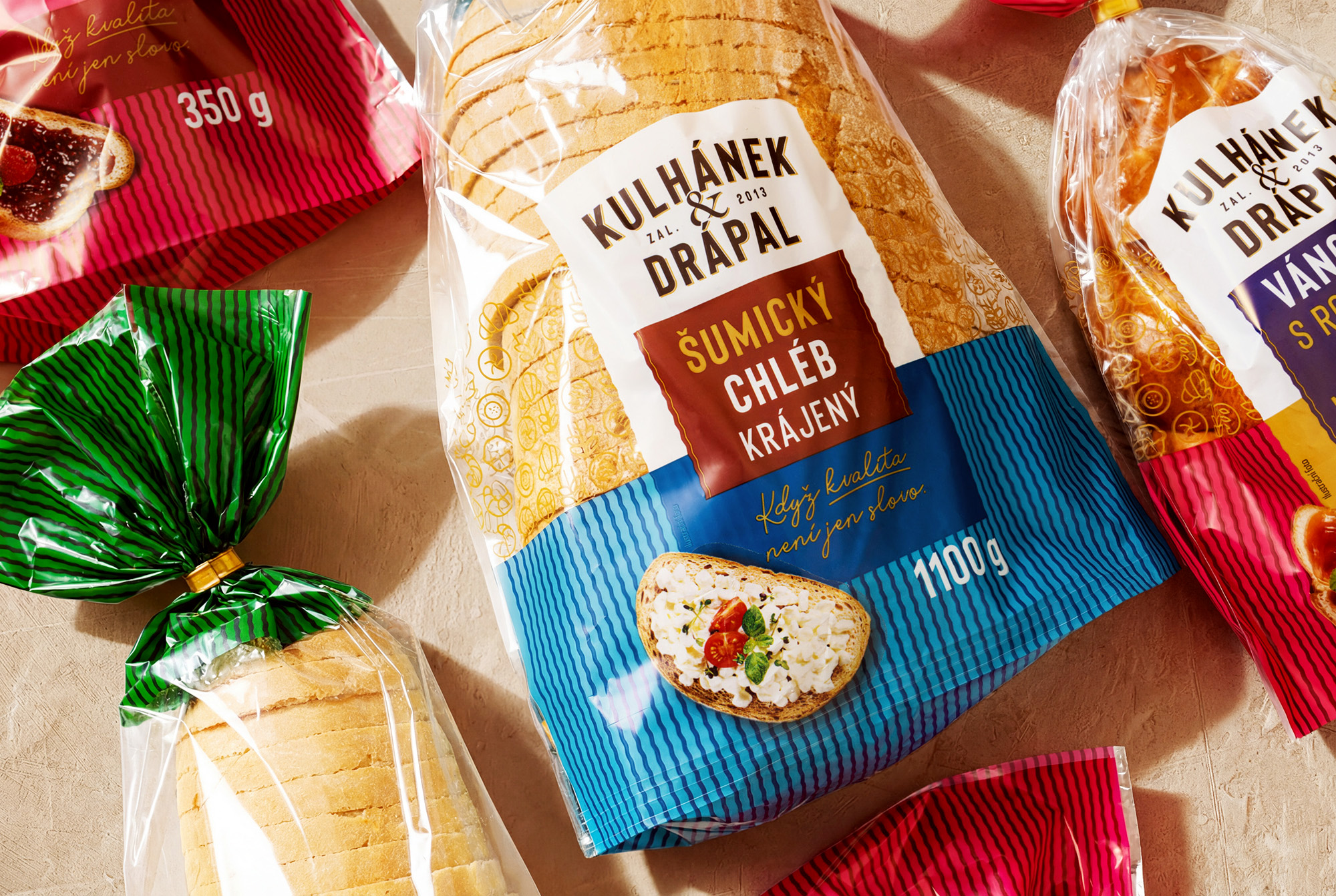 Packaging design Kulhánek & Drápal