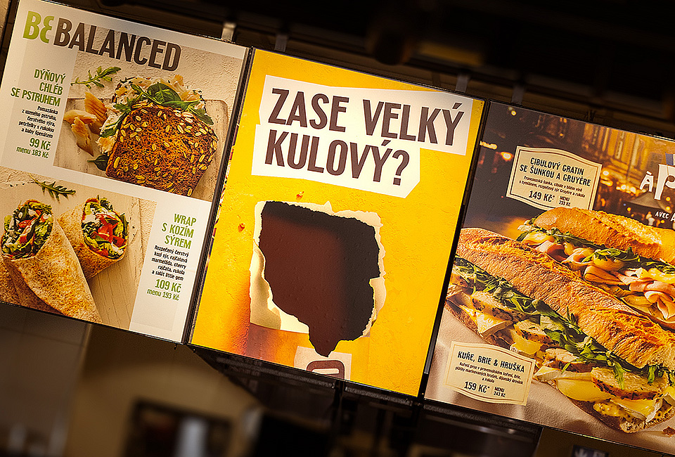 Kreative Kommunikationskampagne für Bageterie Boulevard mit Teaser-Phase